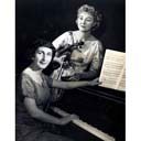 D023. Luise Vosgerchian and Ruth Posselt, 1956.